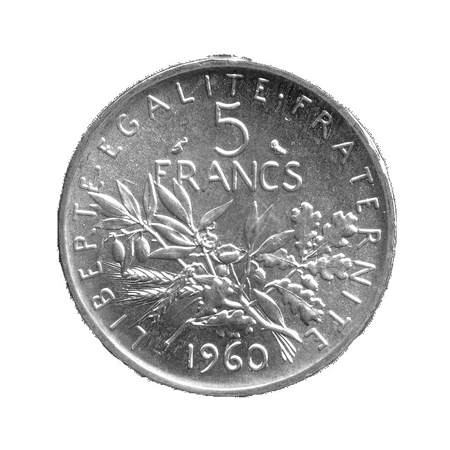 Prix 5 Francs Semeuse en Argent — cours or