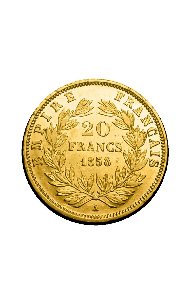 Prix 20 Francs Napoleon or — cours or