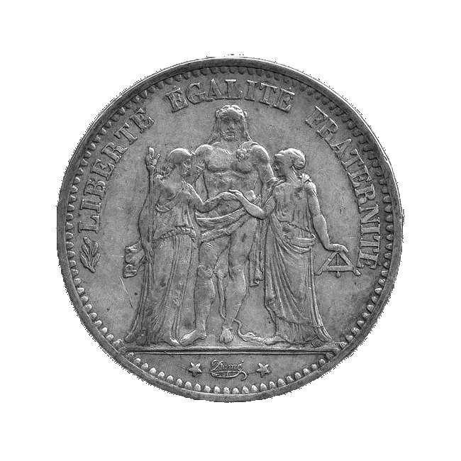 Prix 5 Francs Hercule en Argent (Ecu) — cours or