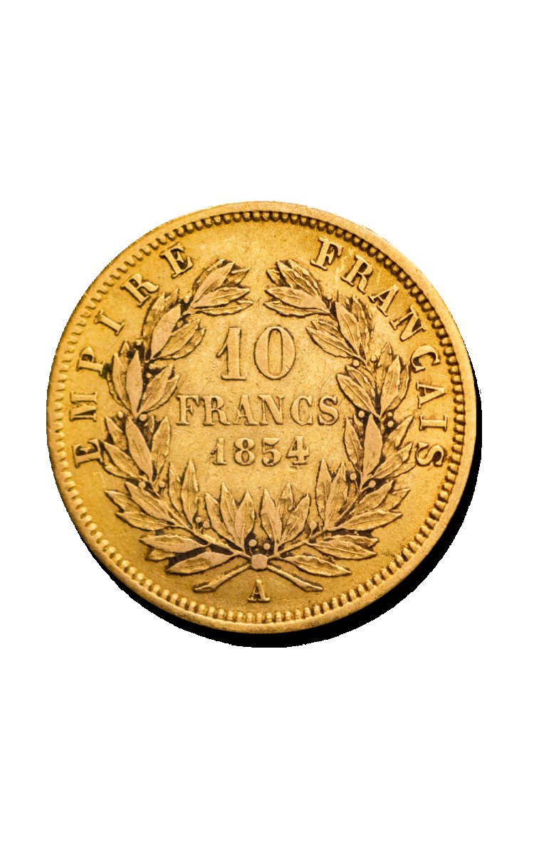 Prix 10 Francs Napoléon — cours or