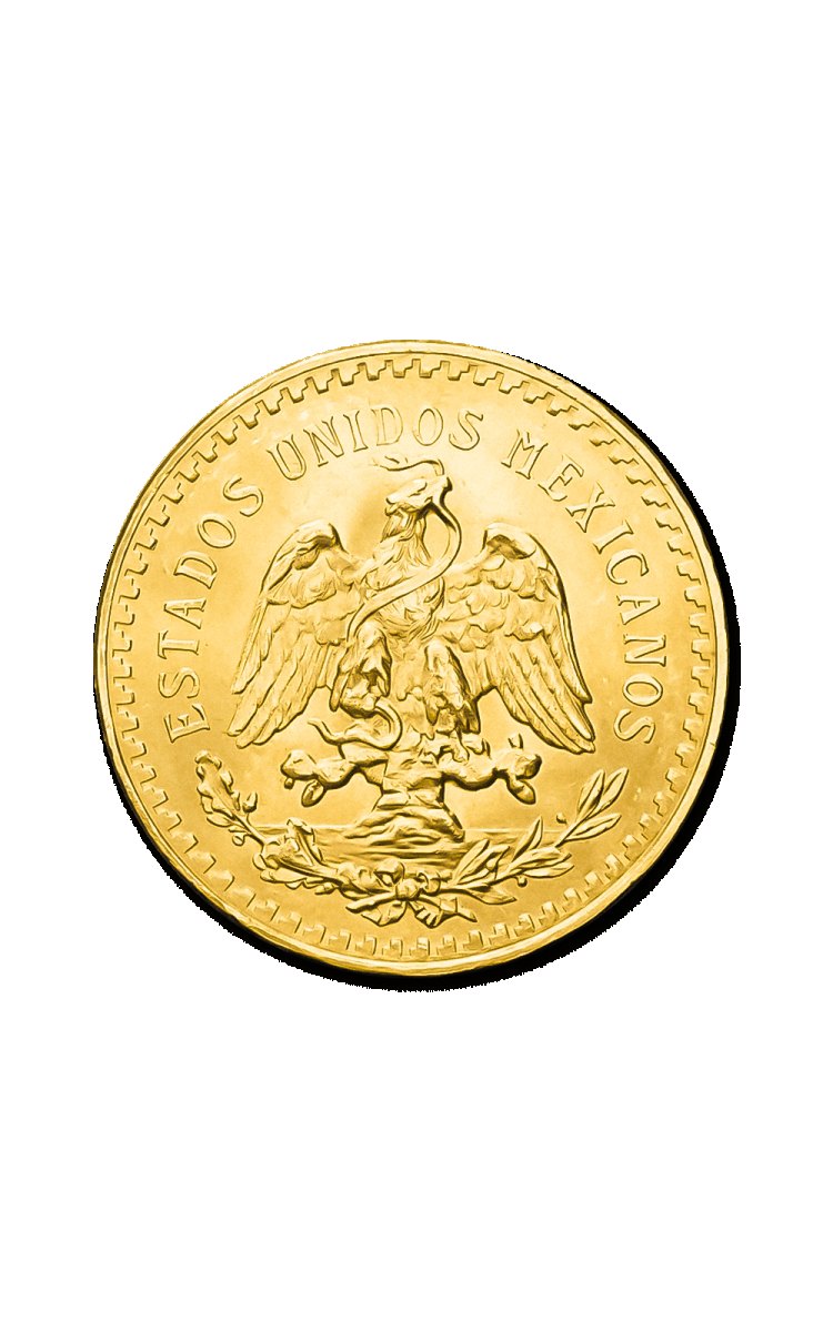 Prix 50 Pesos — cours or