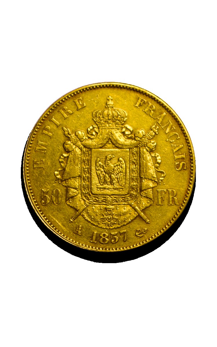 Prix 50 F Napoleon — cours or