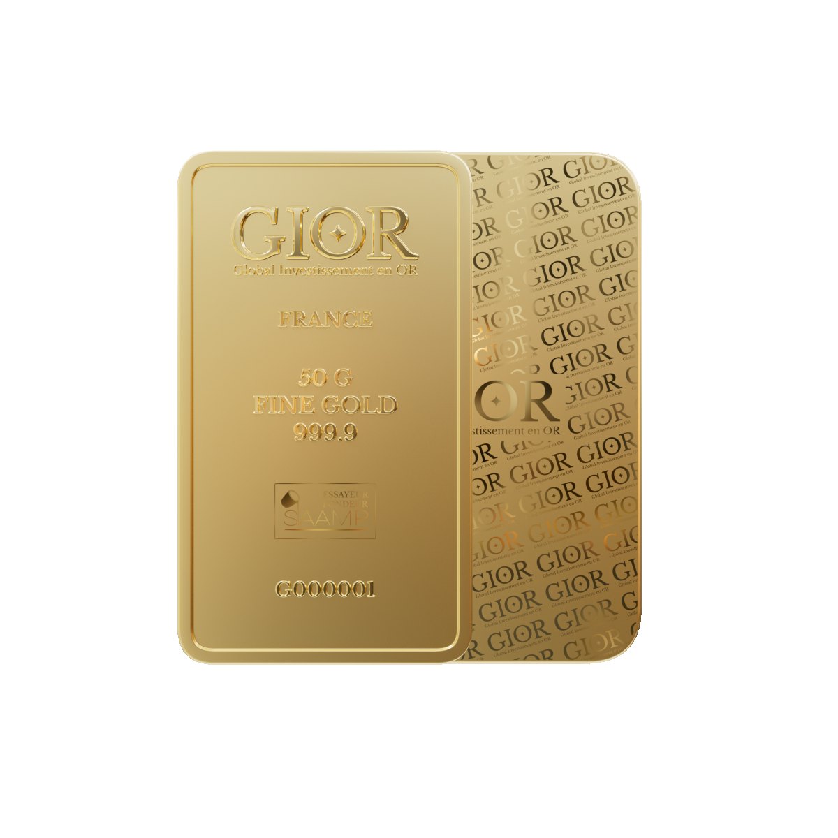 Prix Lingotin 50g — cours or