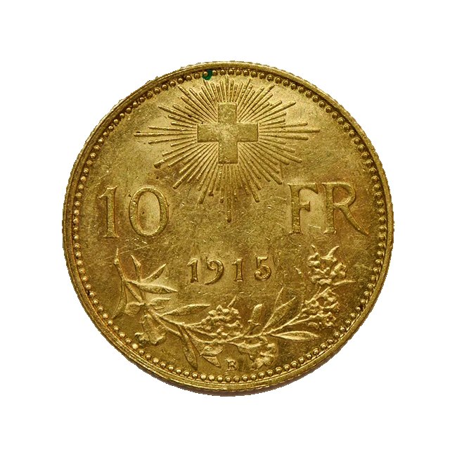 Prix 10 Francs Suisse — cours or