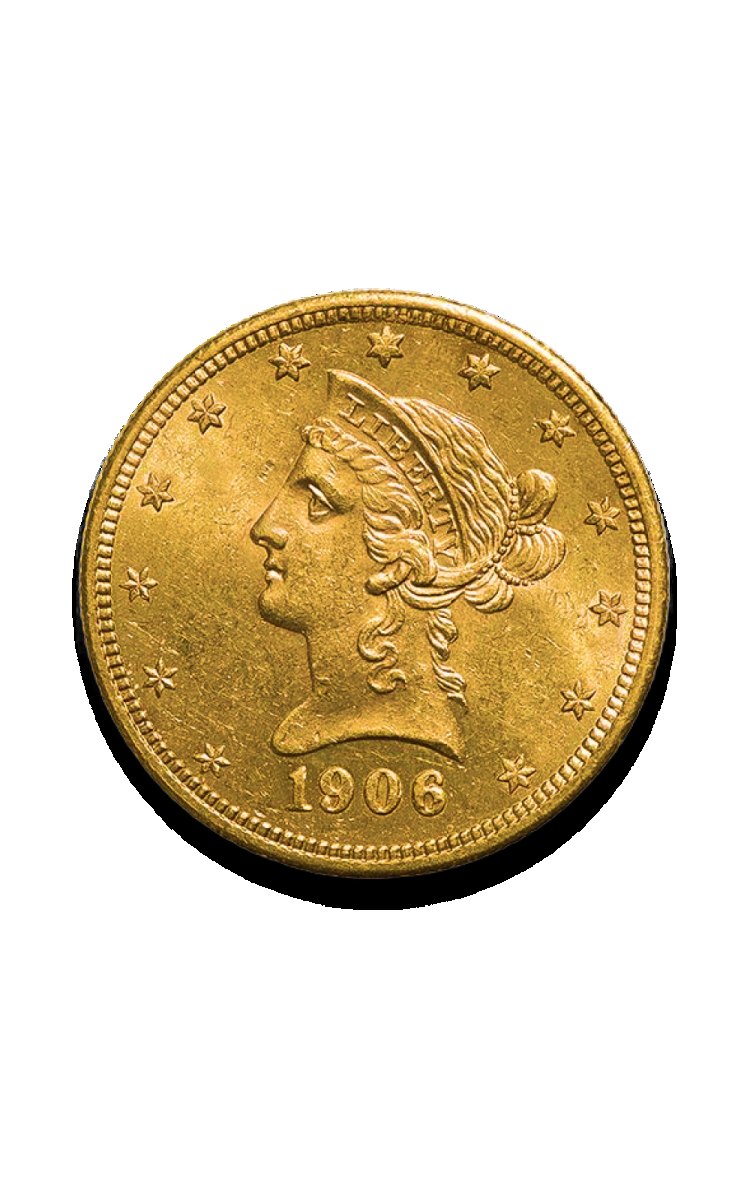 Prix 10 Dollars — cours or