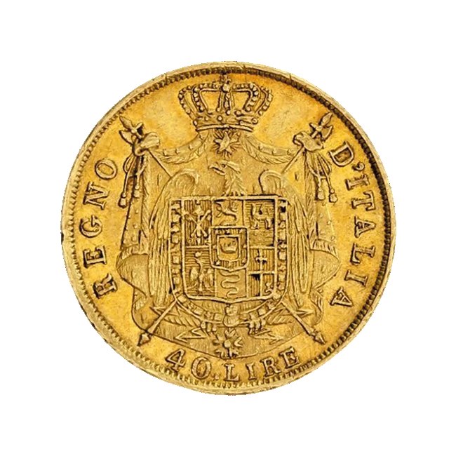 Prix 40 Lires Françaises — cours or