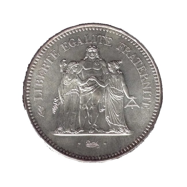 Prix 50 Francs Hercule — cours or
