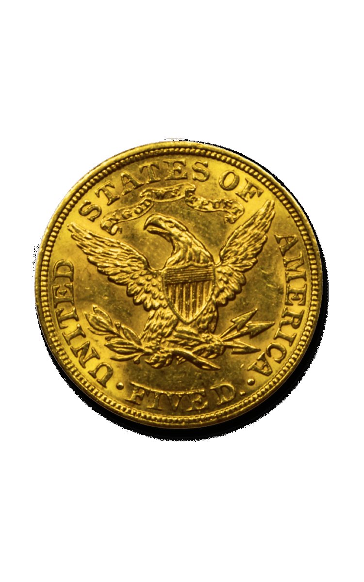 Prix 5 Dollars — cours or