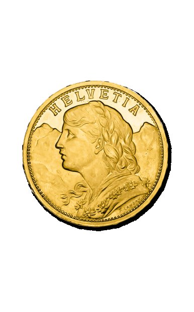 Prix 20 Francs Croix Suisse — cours or | GIOR