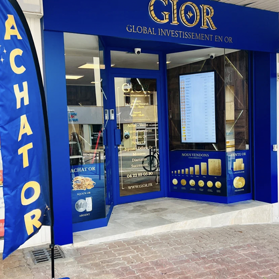Agence GIOR Saint-Raphaël – achat et rachat d’or